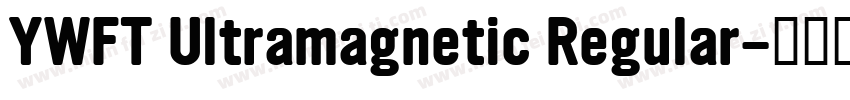 YWFT Ultramagnetic Regular字体转换
